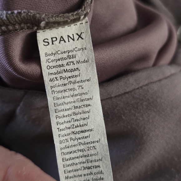 Spanx Airessentials Wide Leg Jumpsuit Smoke Purple Size S - Picture 7 of 7